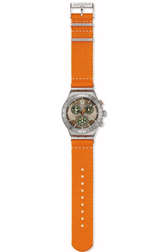 Swatch Yvs101 Irony Vacation Time Erkek Paslanmaz Çelik 43mm Saat
