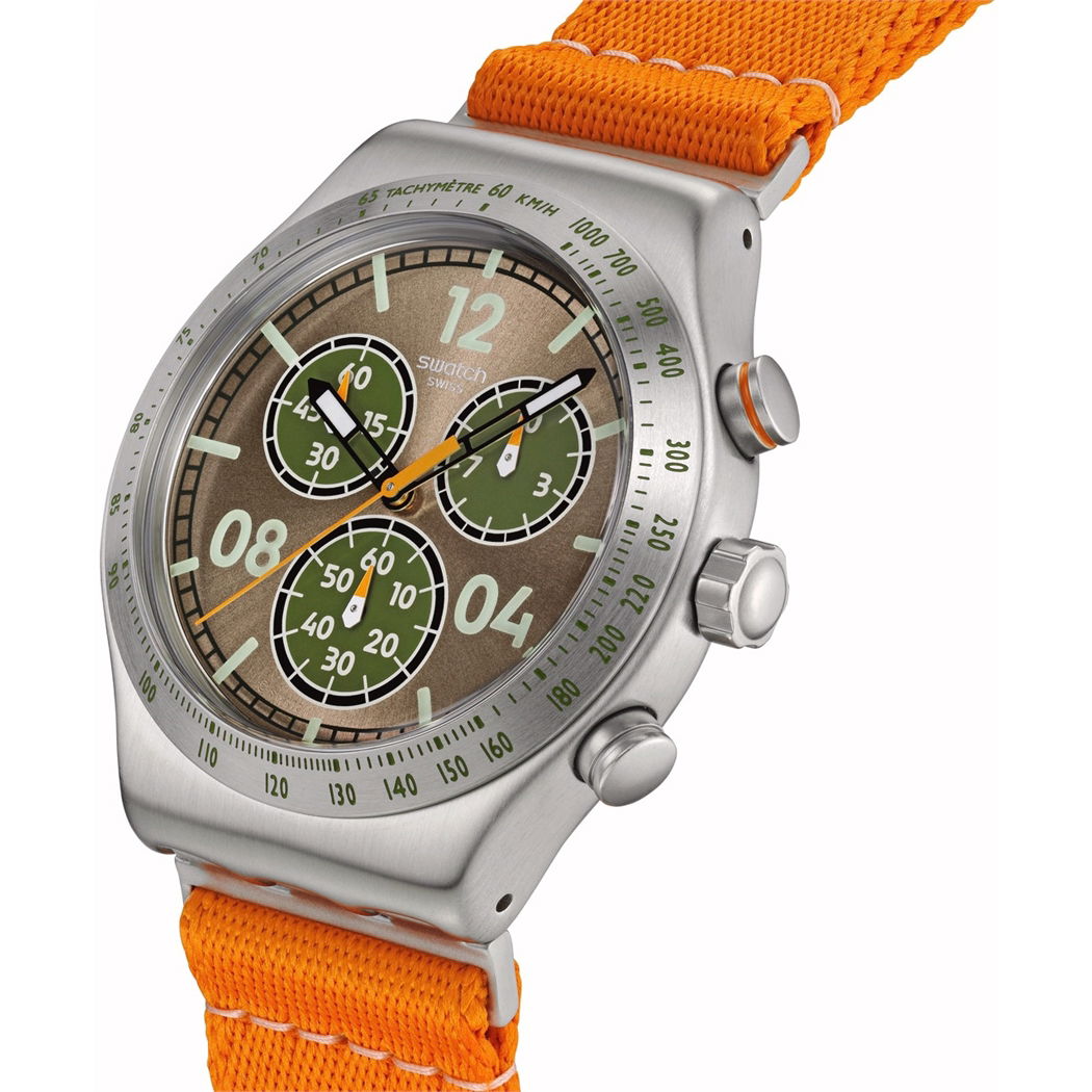 Swatch Yvs101 Irony Vacation Time Erkek Paslanmaz Çelik 43mm Saat