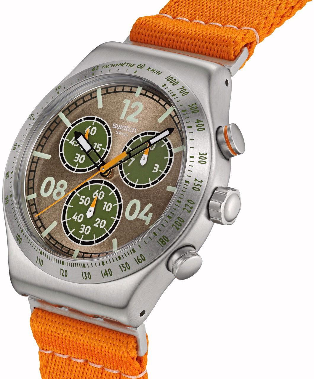 Swatch Irony Vacation Time YVS101 Erkek Quartz 43mm Saat