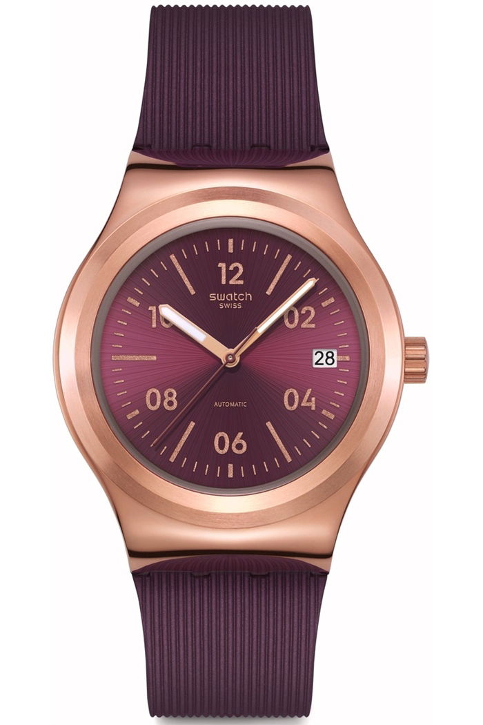 Swatch Yıg401 Irony Burgundy Story Kadın Paslanmaz Çelik 42mm Saat
