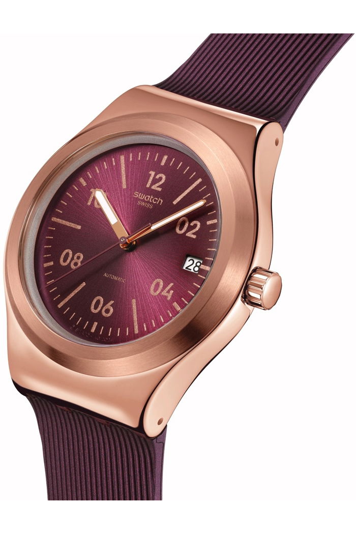 Swatch Yıg401 Irony Burgundy Story Kadın Paslanmaz Çelik 42mm Saat