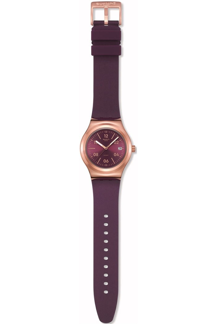 Swatch Yıg401 Irony Burgundy Story Kadın Paslanmaz Çelik 42mm Saat