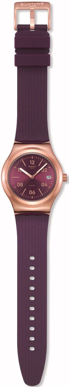 Swatch Sistem51 Irony Burgundy YIG401 Story Kadın 42mm Saat