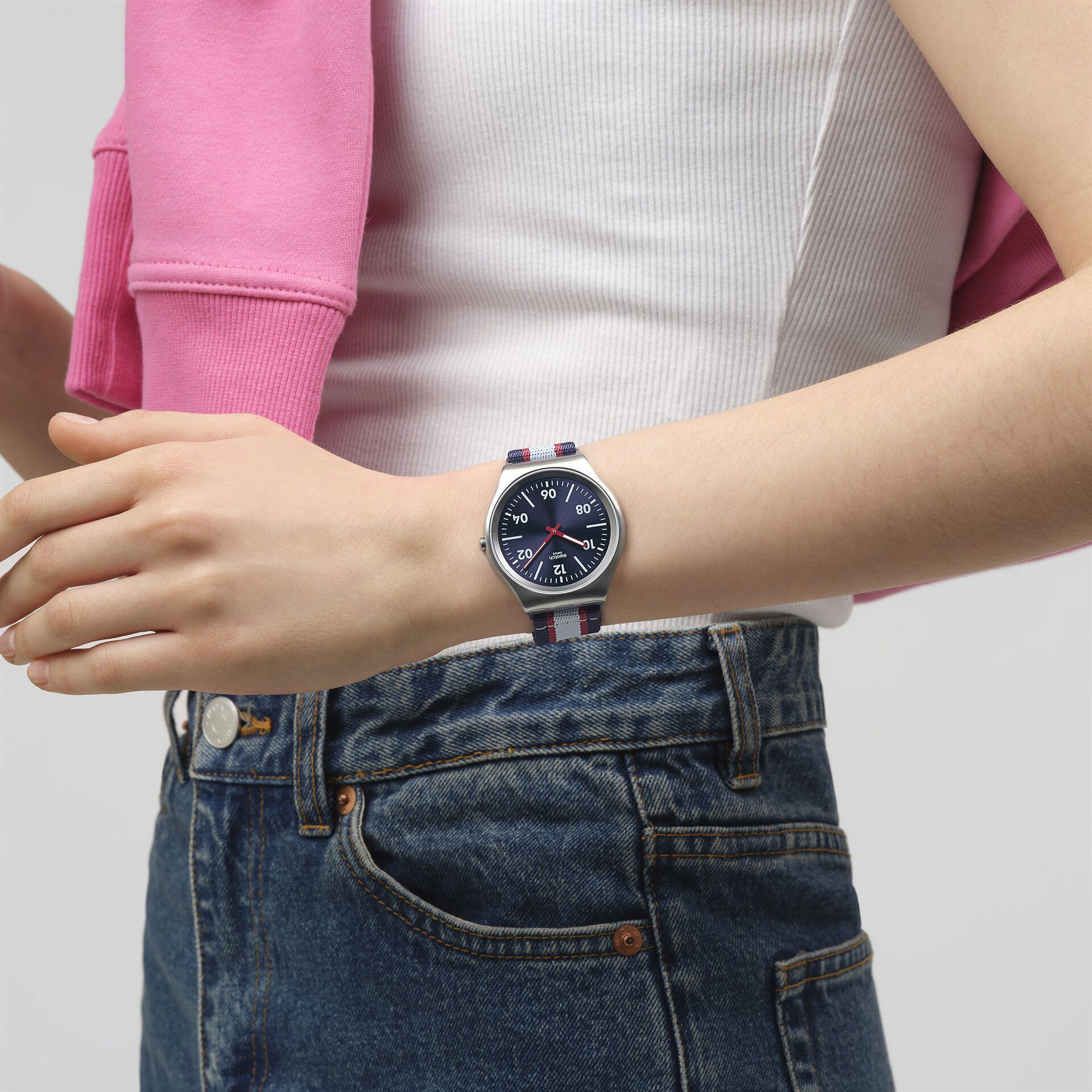 Swatch Skin Beside The Sea SS07S148 Paslanmaz Çelik Unisex Quartz Saat