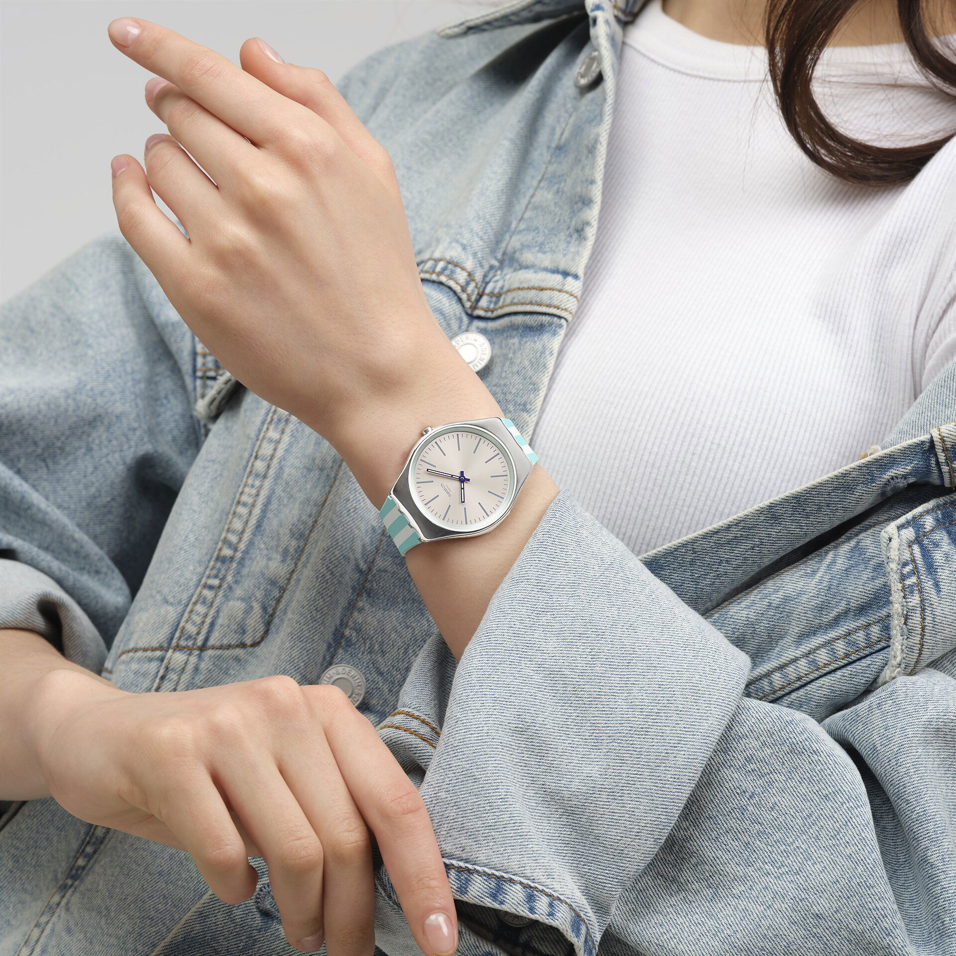 Swatch Skin Beach Hour SYXS160 Paslanmaz Çelik Kadın Quartz Saat