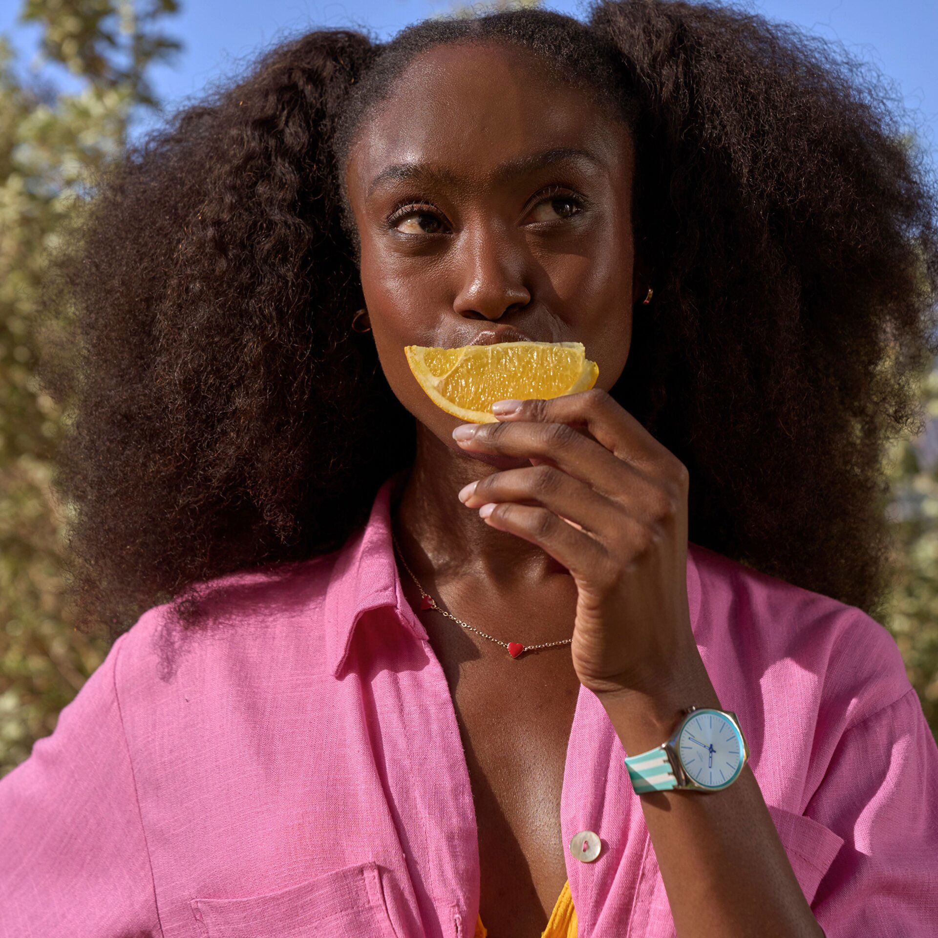 Swatch Skin Beach Hour SYXS160 Paslanmaz Çelik Kadın Quartz Saat