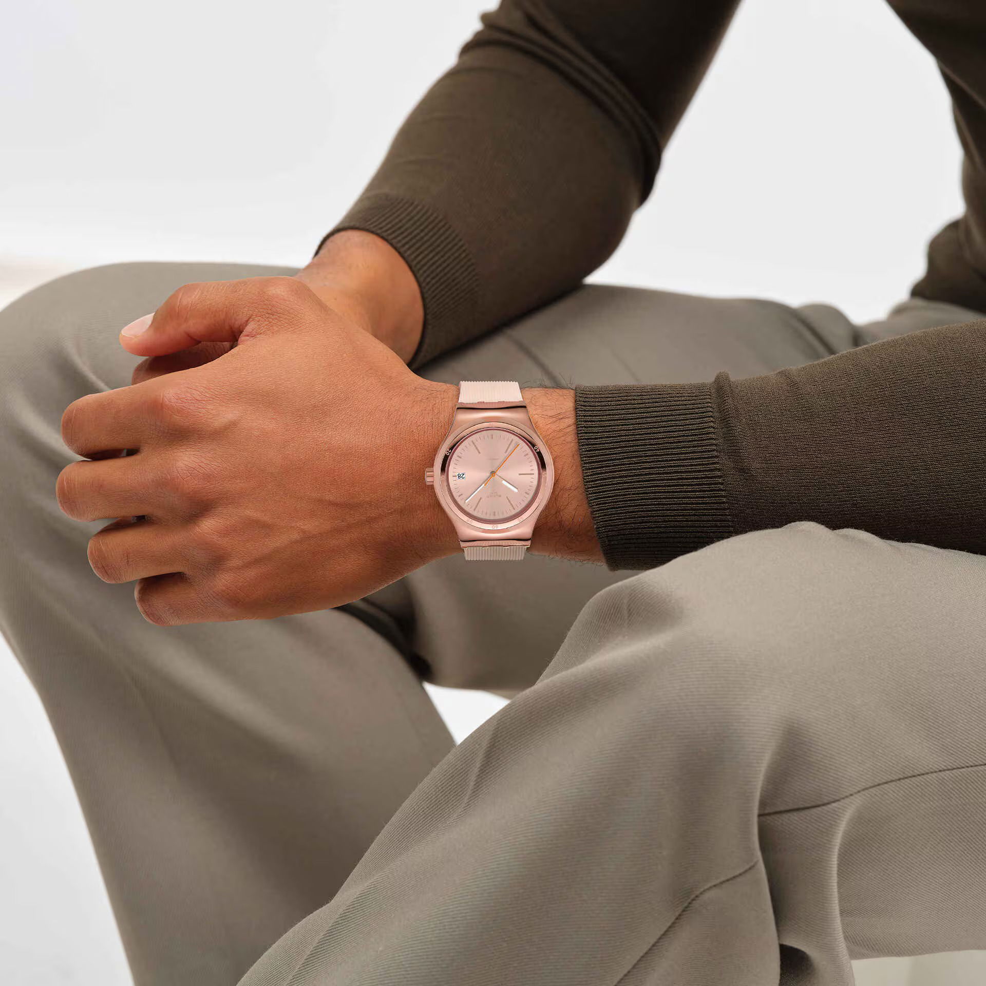 Swatch Sistem51 Irony Secret Moves YIG402 Kadın 42mm Saat