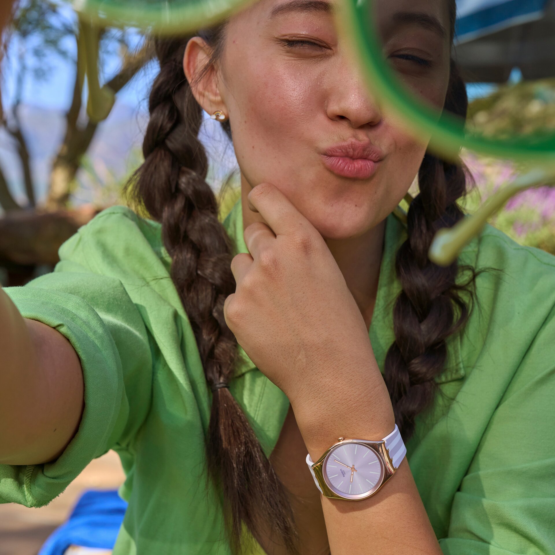 Swatch Skin Simply Beach Paslanmaz Çelik SYXG130 Kadın Quartz Saat