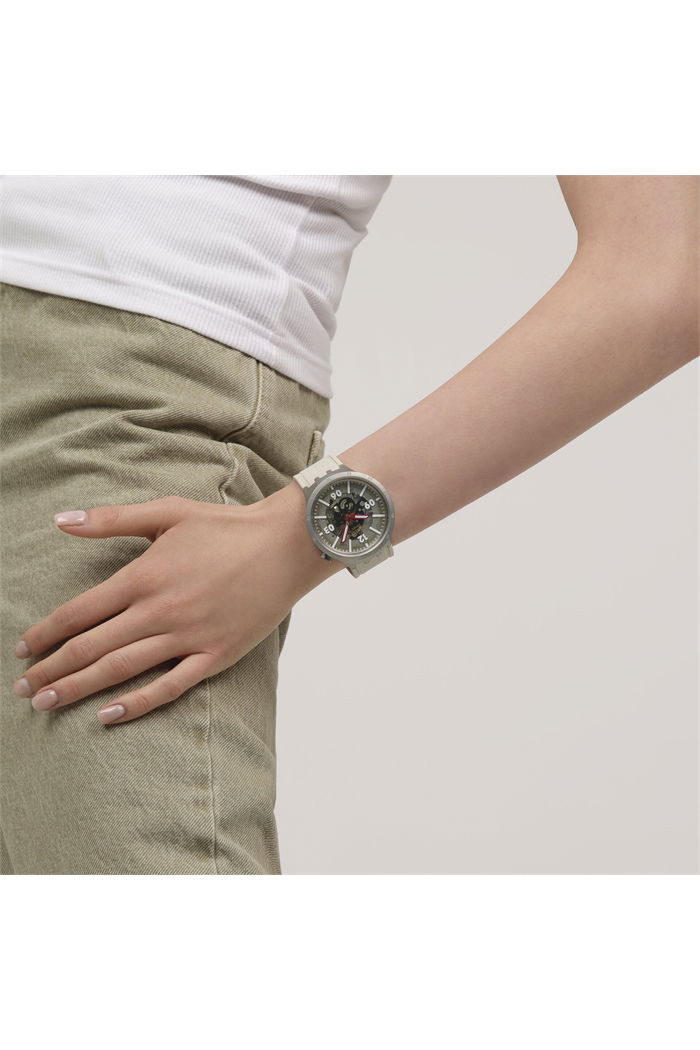Swatch Sb07s125 Big Bold Confident Moment Erkek Quartz 47mm Saat