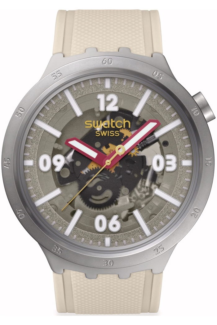 Swatch Sb07s125 Big Bold Confident Moment Erkek Quartz 47mm Saat