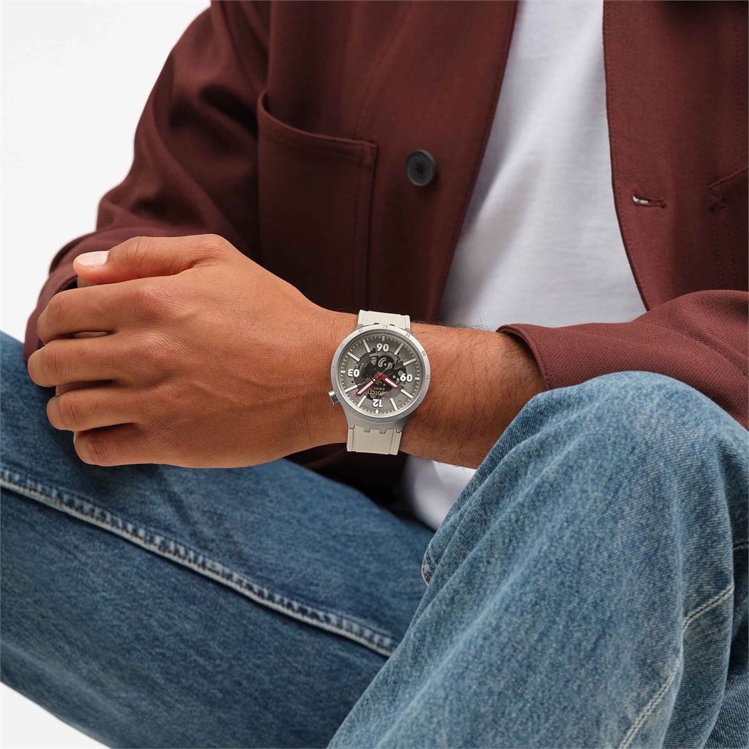 Swatch Big Bold Confident Moment SB07S125 Erkek Quartz 47mm Saat