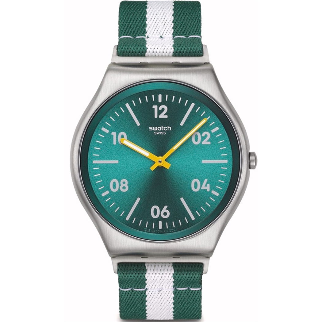 Swatch Skin Casual Stripe Paslanmaz Çelik SS07S149 Unisex Quartz Saat