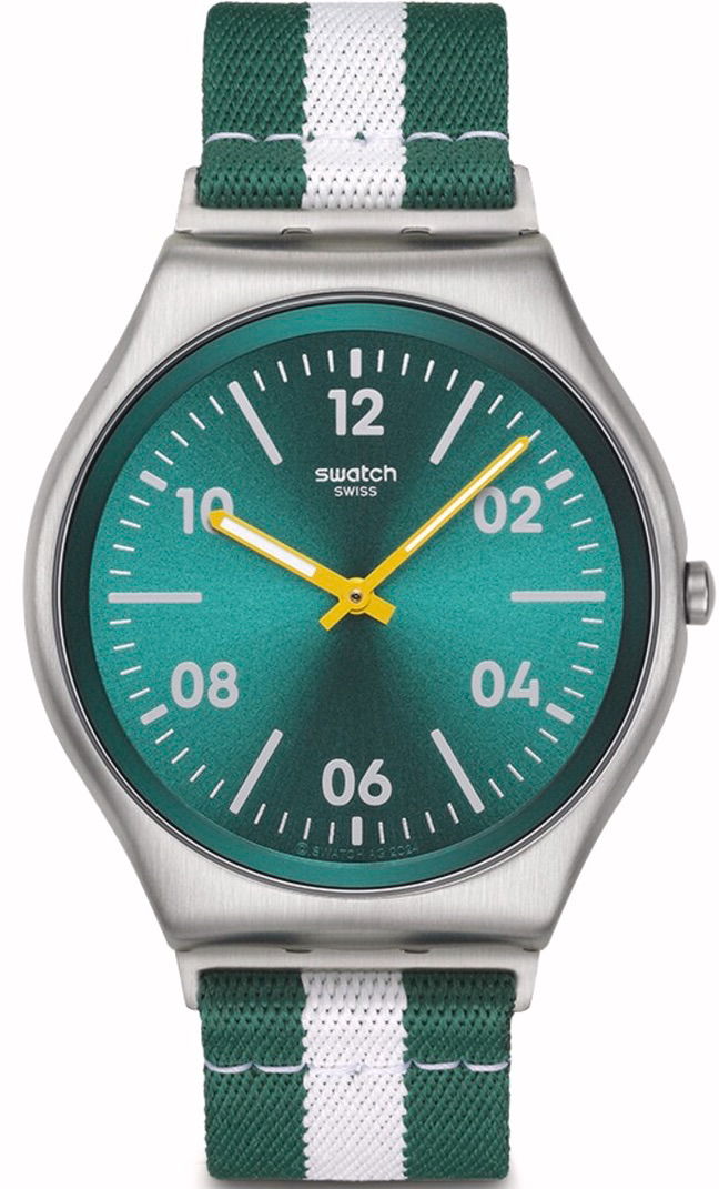 Swatch Skin Casual Stripe Paslanmaz Çelik SS07S149 Unisex Quartz Saat