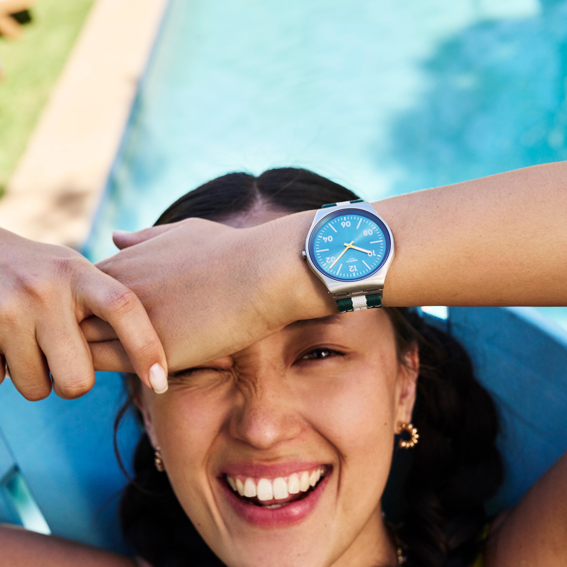 Swatch Skin Casual Stripe Paslanmaz Çelik SS07S149 Unisex Quartz Saat