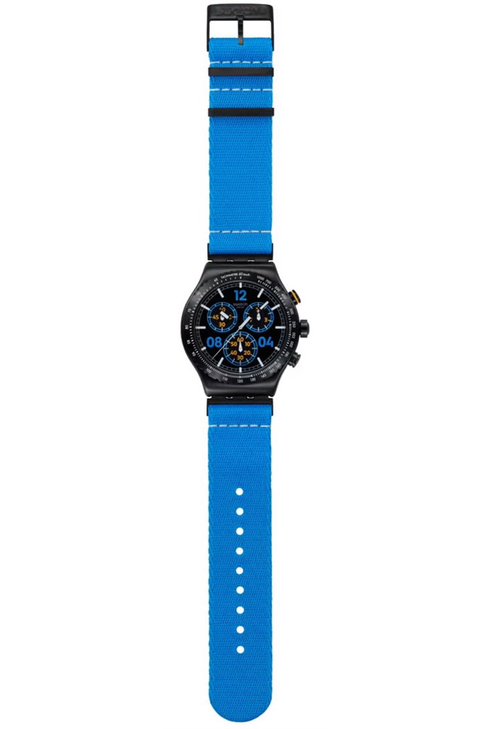 Swatch Yvb100 Irony Moments in Blue Unisex Quartz Saat