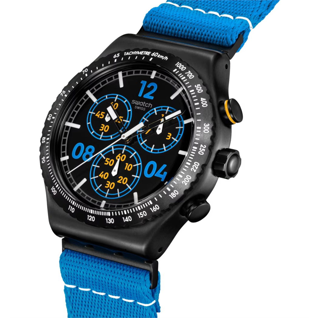 Swatch Yvb100 Irony Moments in Blue Unisex Quartz Saat