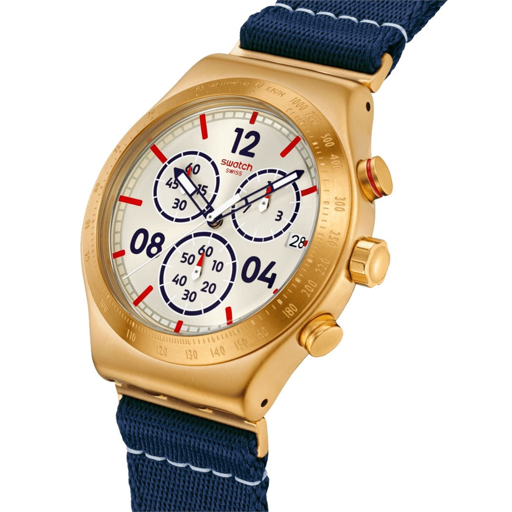 Swatch Irony Captain's Dream YVG419 Erkek Quartz 43 mm Saat