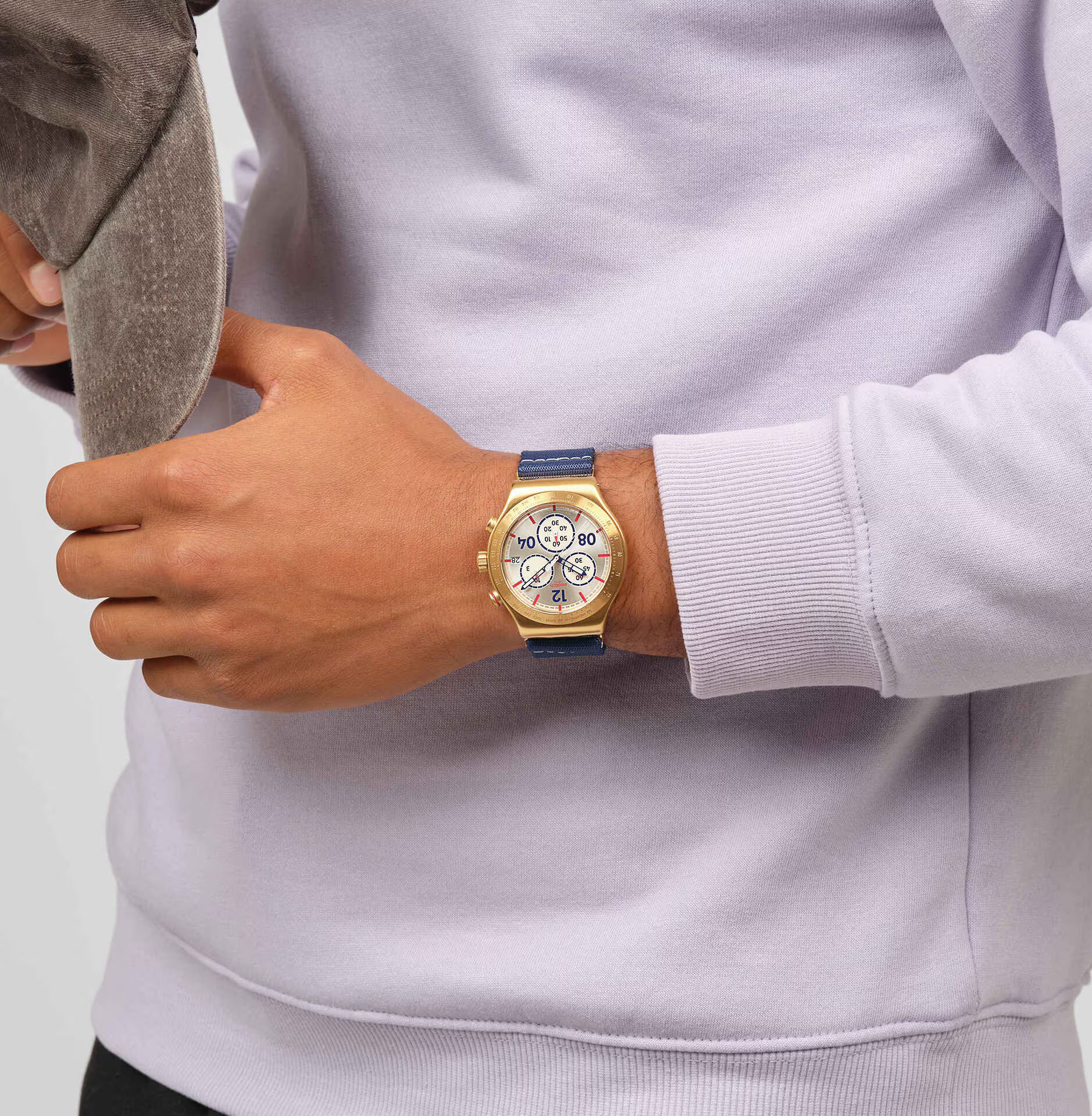 Swatch Irony Captain's Dream YVG419 Erkek Quartz 43 mm Saat