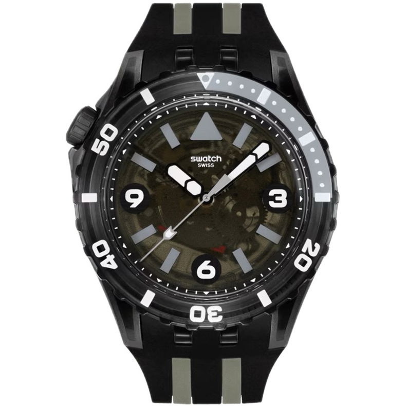 Swatch Sscu09b100 Black Sea Nettle Kol Saati