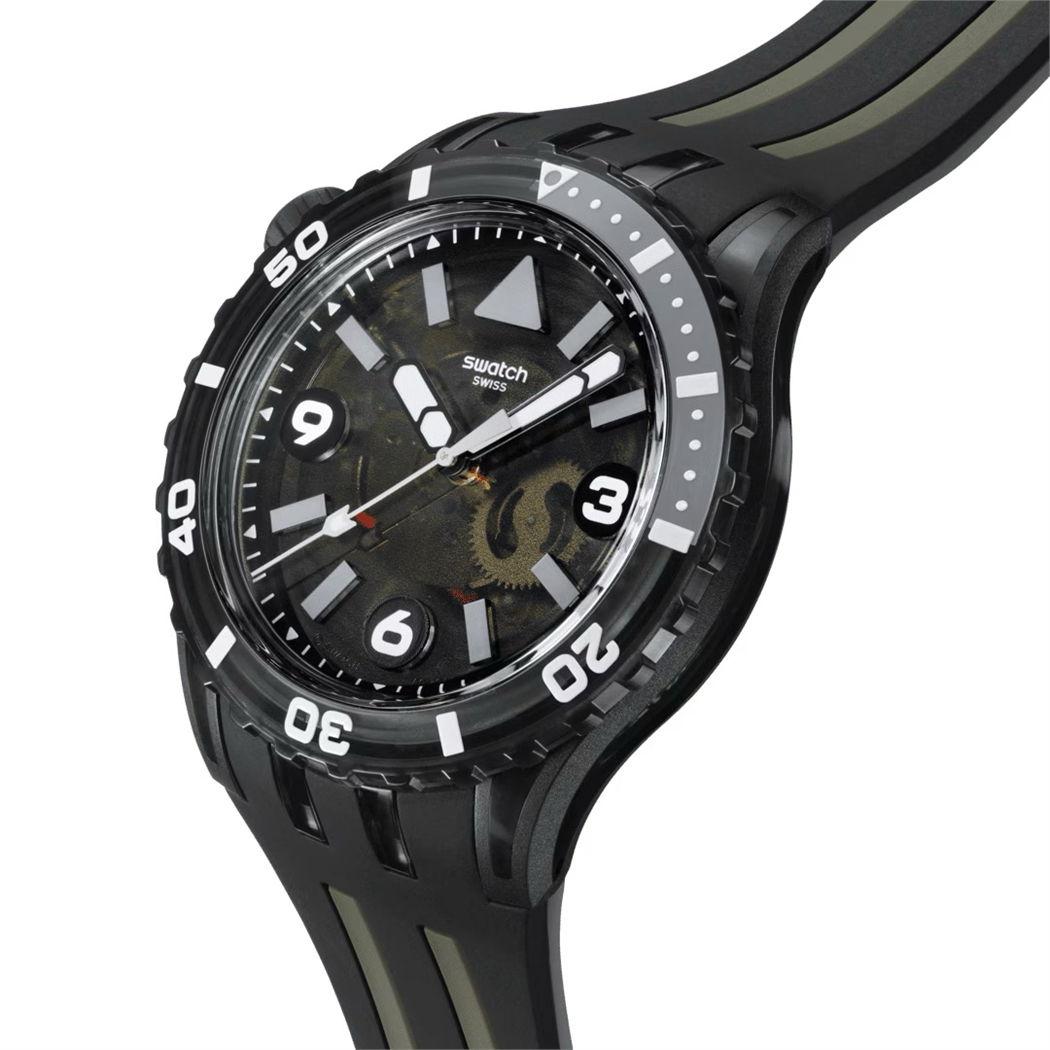 Swatch Black Sea Nettle SSCU09B100 Unisex Quartz Saat