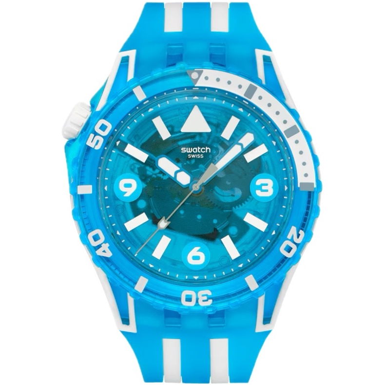 Swatch Sscu09s100 Blue Fire Kol Saati