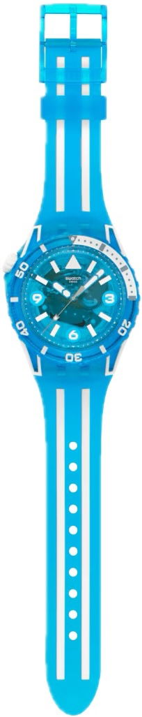 Swatch Blue Fire Unisex SSCU09S100 Quartz Saat