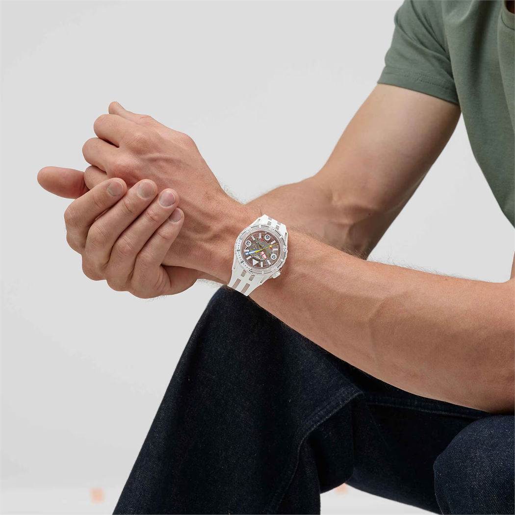 Swatch Sscu09k100 Aurelia Aurita Unisex Polimer Saat