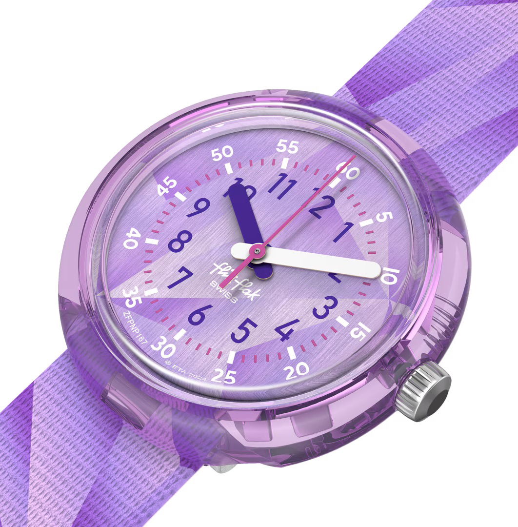 Flik Flak Fpnp167 Purple Prism Çocuk Kol Saati