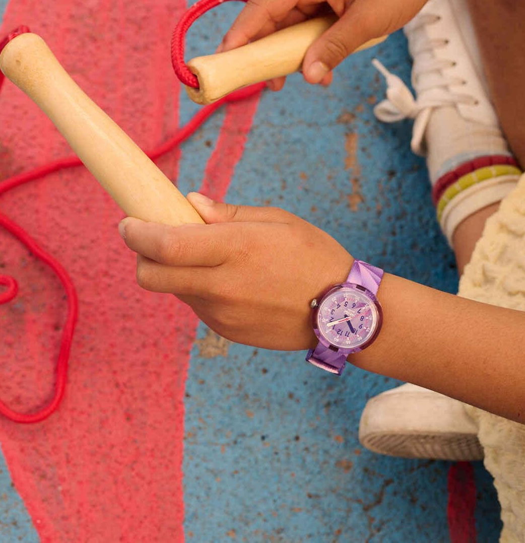 Flik Flak Fpnp167 Purple Prism Çocuk Kol Saati