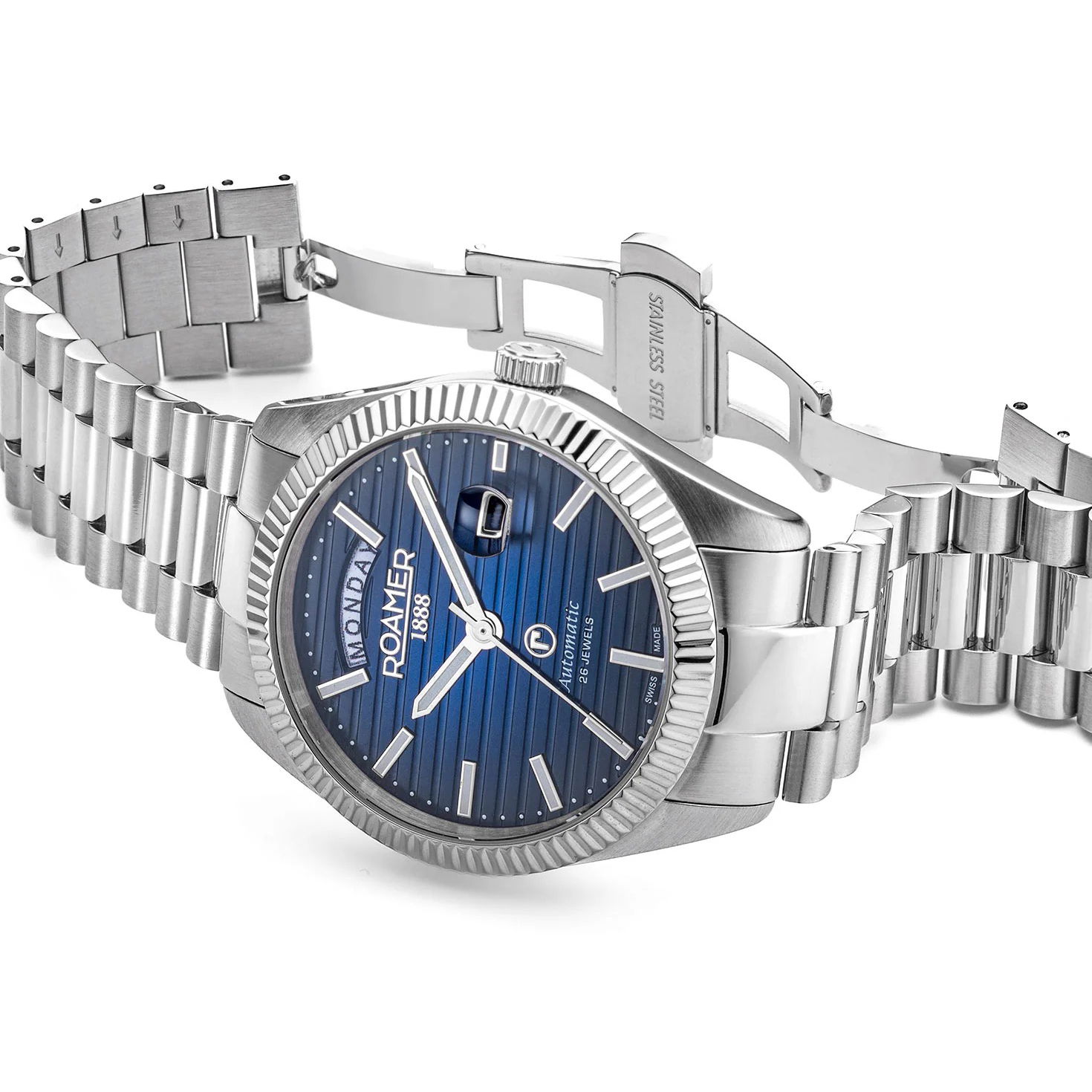 Roamer Primeline Daydate II 981666-41-45-50 Erkek Kol Saati