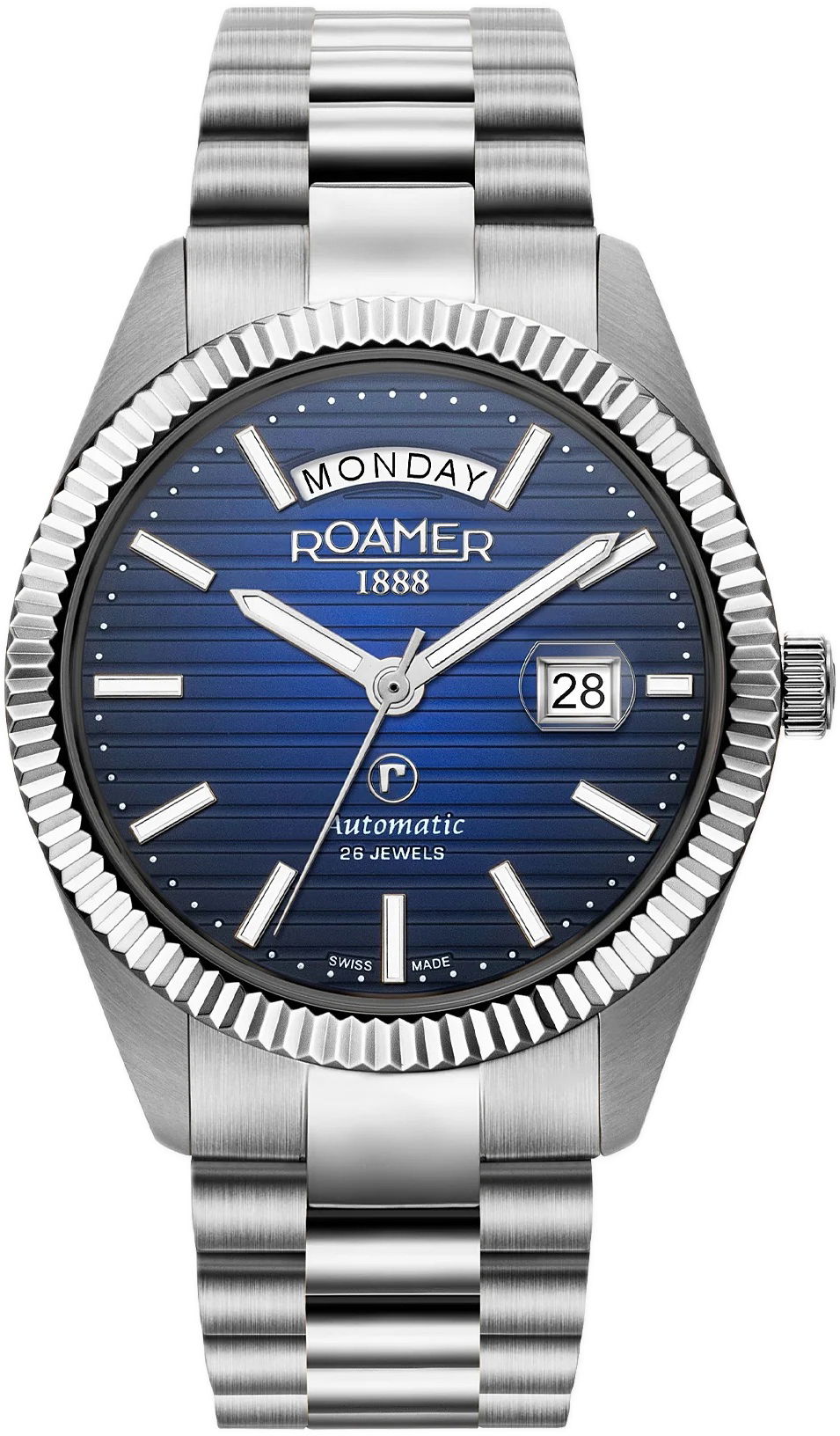 Roamer Primeline Daydate II 981666-41-45-50 Erkek Kol Saati