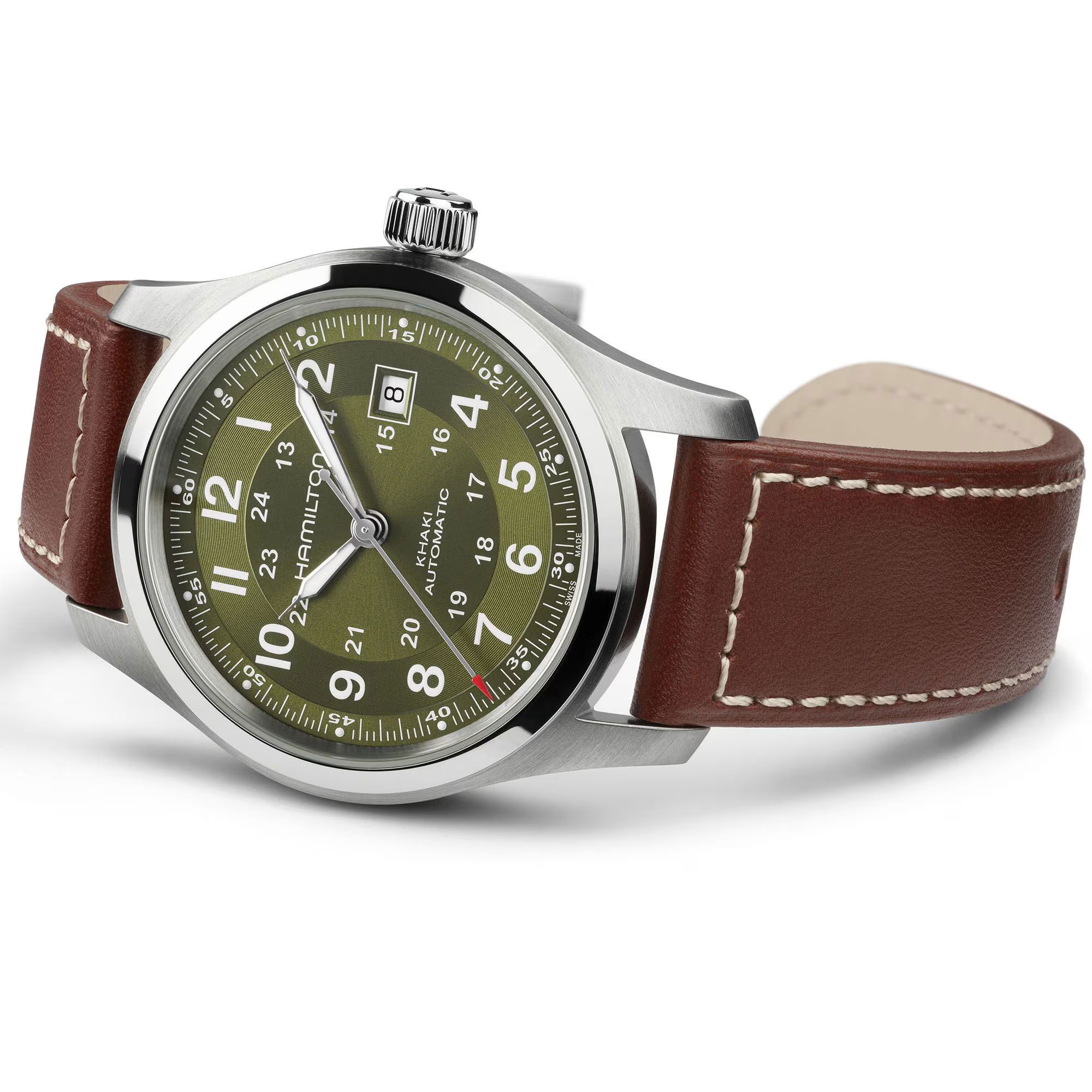 Hamilton H70605560 Khaki Field Auto 42 mm Erkek Kol Saati
