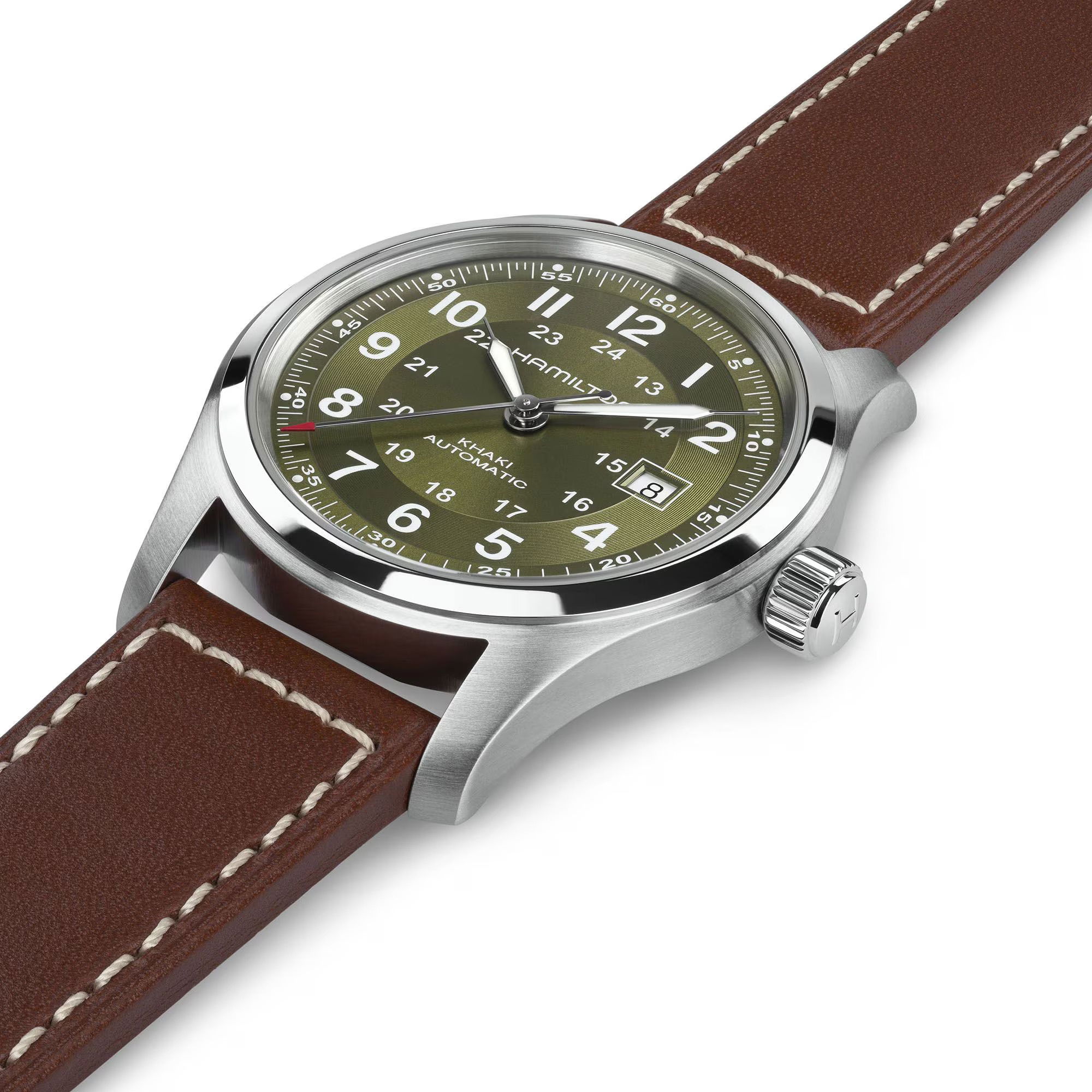 Hamilton H70605560 Khaki Field Auto 42 mm Erkek Kol Saati
