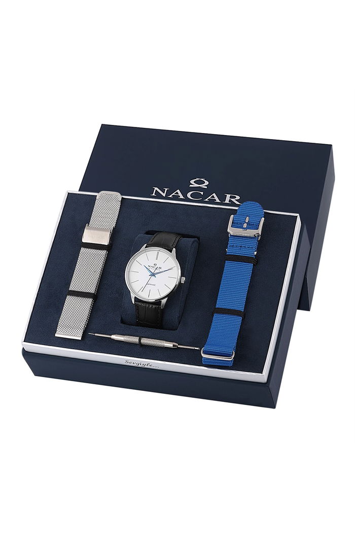 Nacar Nc31-2970125-Awl1 Erkek Yedek Kordonlu Saat