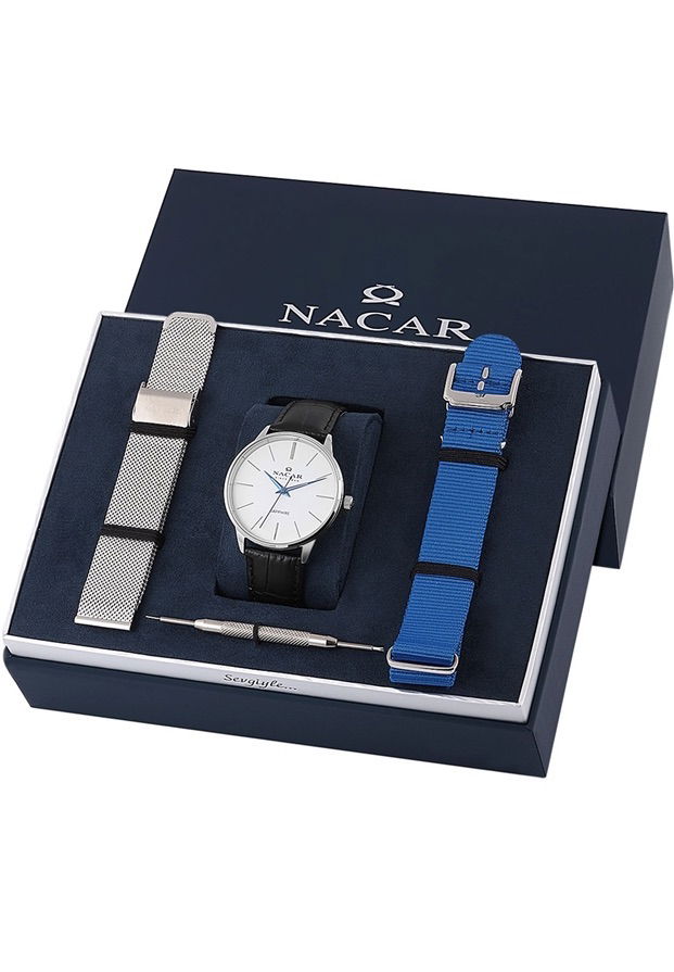 Nacar Nc31-2970125-Awl1 Erkek Yedek Kordonlu Saat