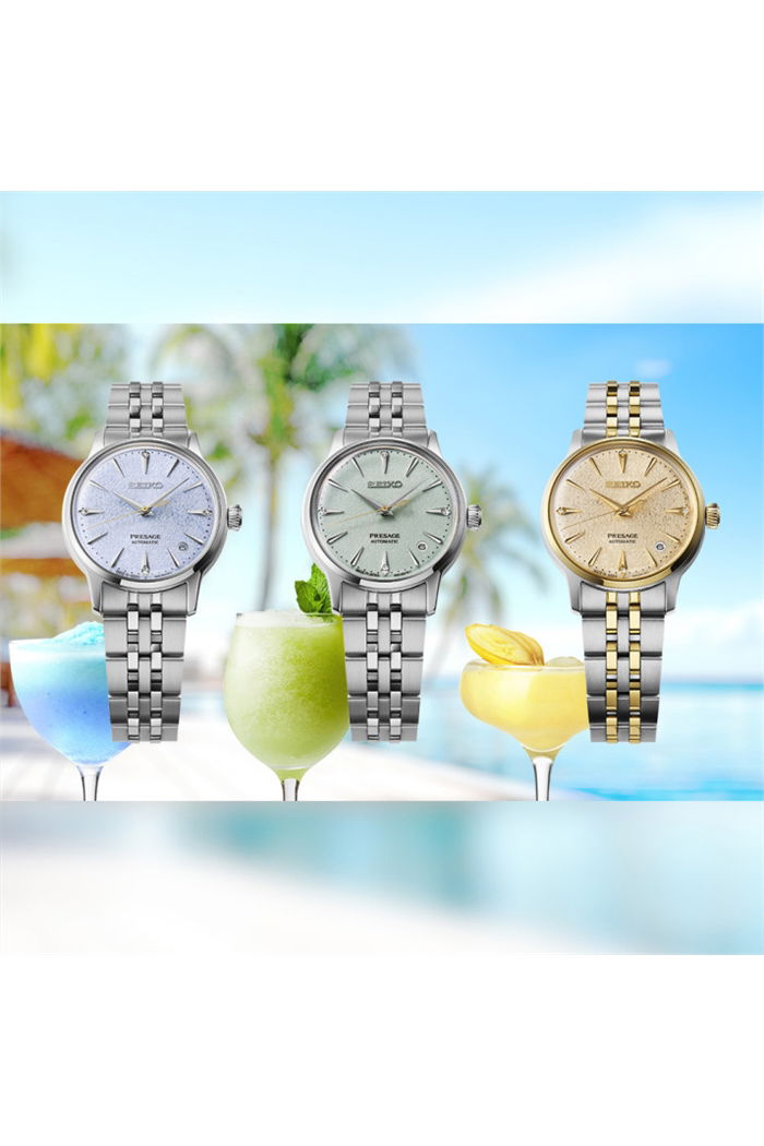 Seiko SRPL61J Presage Frozen Mojito Diamond Cocktail Time Otomatik Kadın Kol Saati