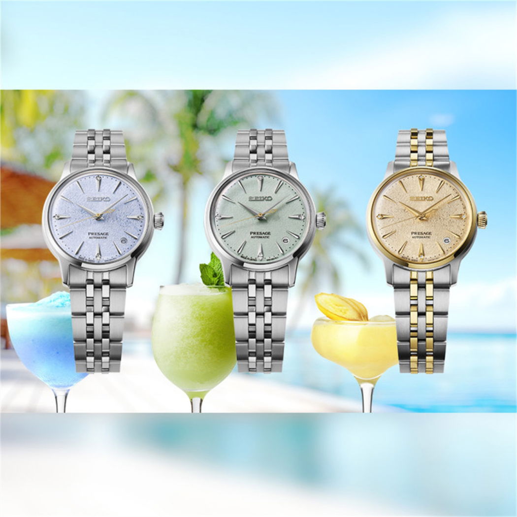 Seiko SRPL61J Presage Frozen Mojito Diamond Cocktail Time Otomatik Kadın Kol Saati