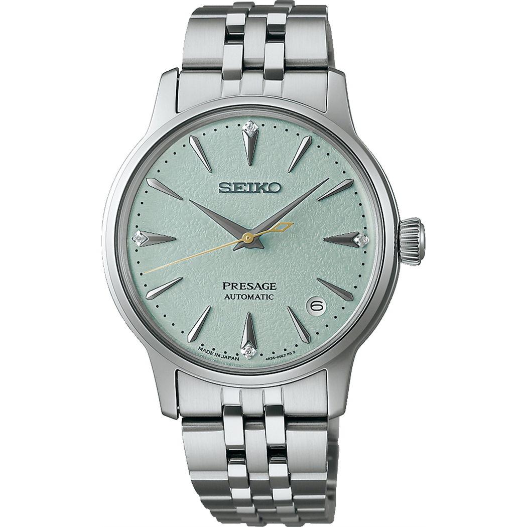 Seiko Presage Srpl63j1 (Srpl63j) Frozen Mojito Diamond Cocktail Time Otomatik Kadın Kol Saati