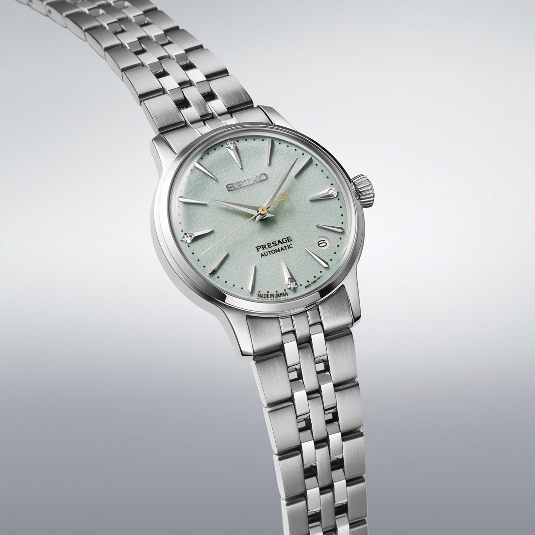 Seiko Presage Srpl63j1 (Srpl63j) Frozen Mojito Diamond Cocktail Time Otomatik Kadın Kol Saati
