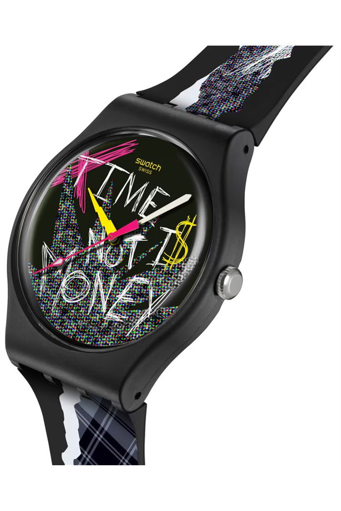 Swatch So32b122-5300 BLANK CHECK