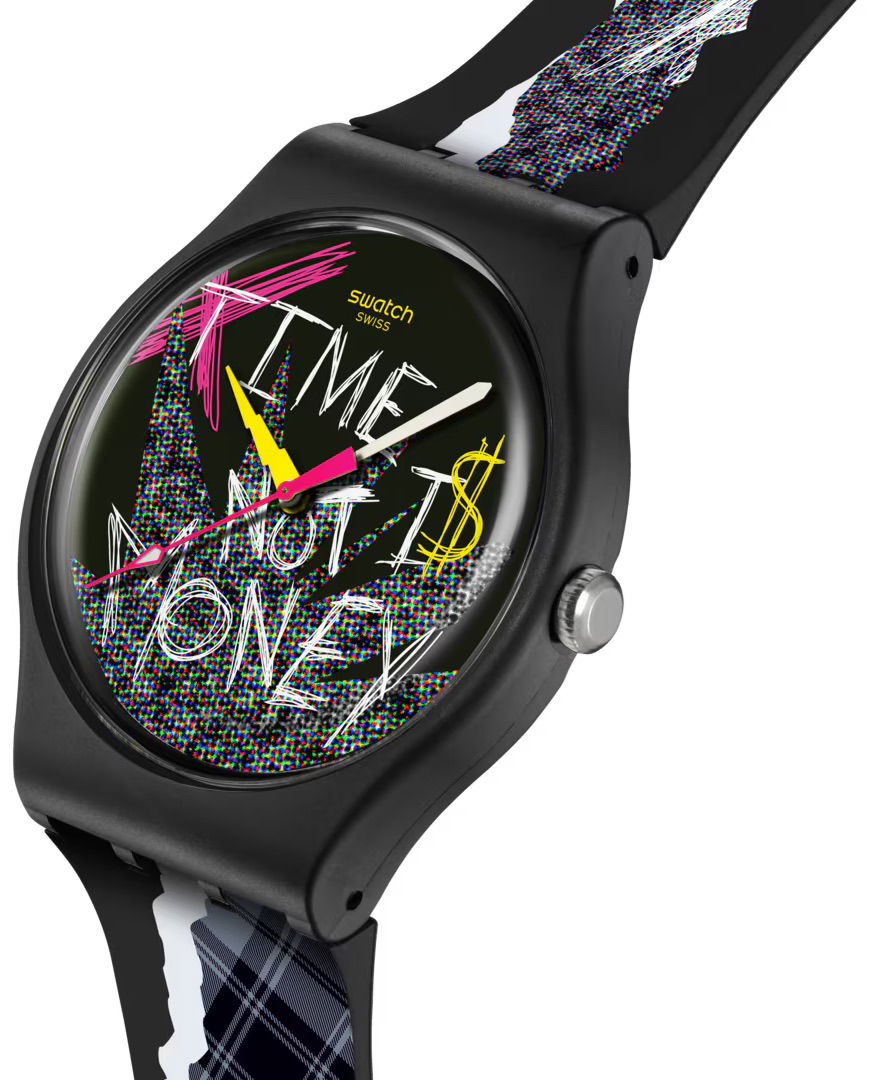 Swatch So32b122-5300 BLANK CHECK