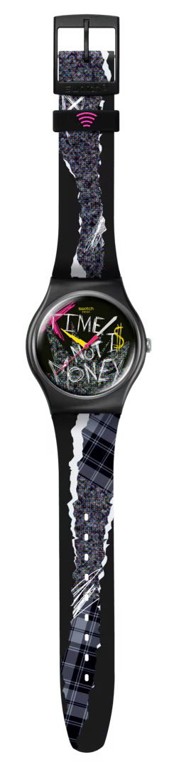 Swatch So32b122-5300 BLANK CHECK