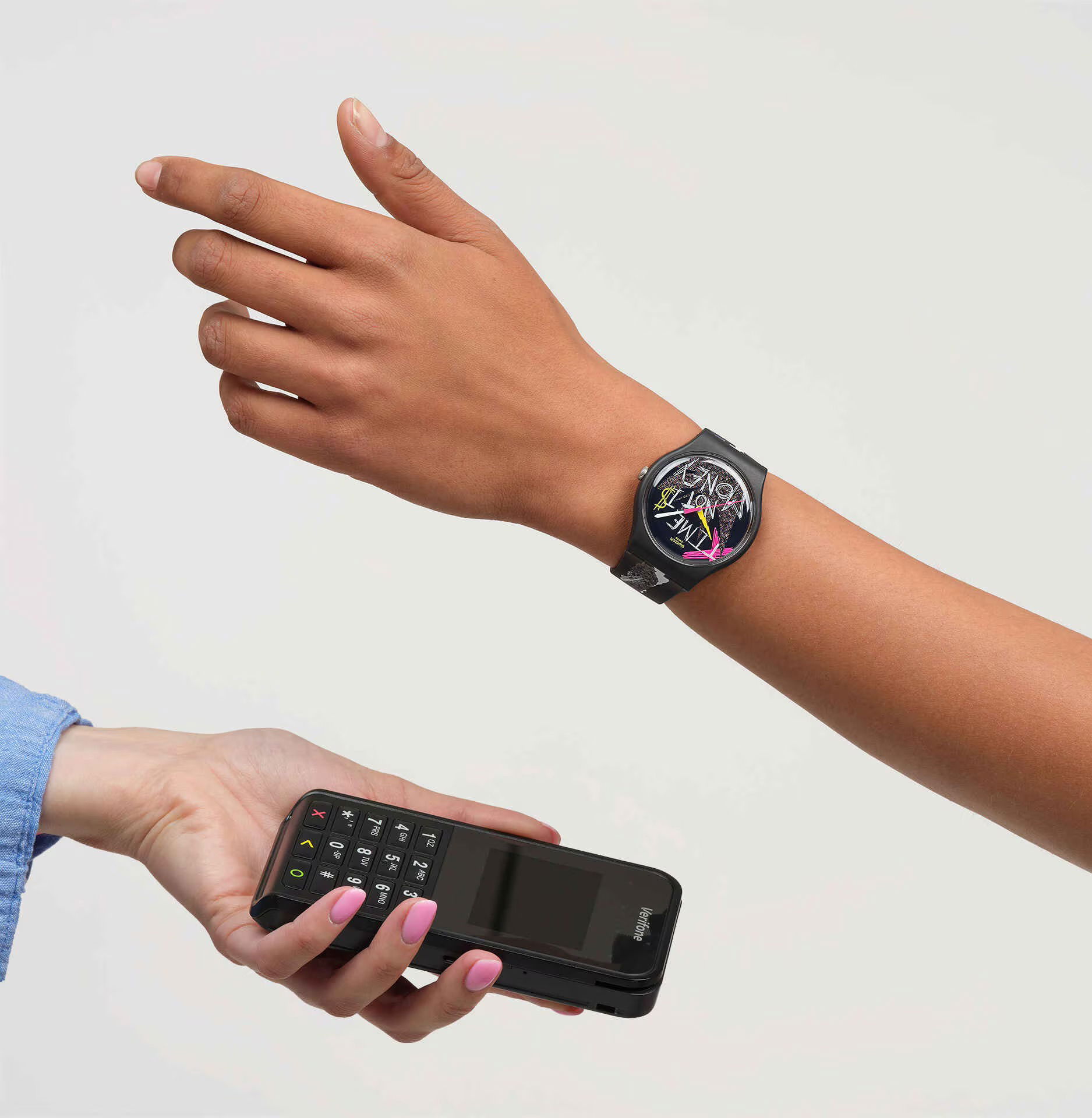 Swatch So32b122-5300 BLANK CHECK