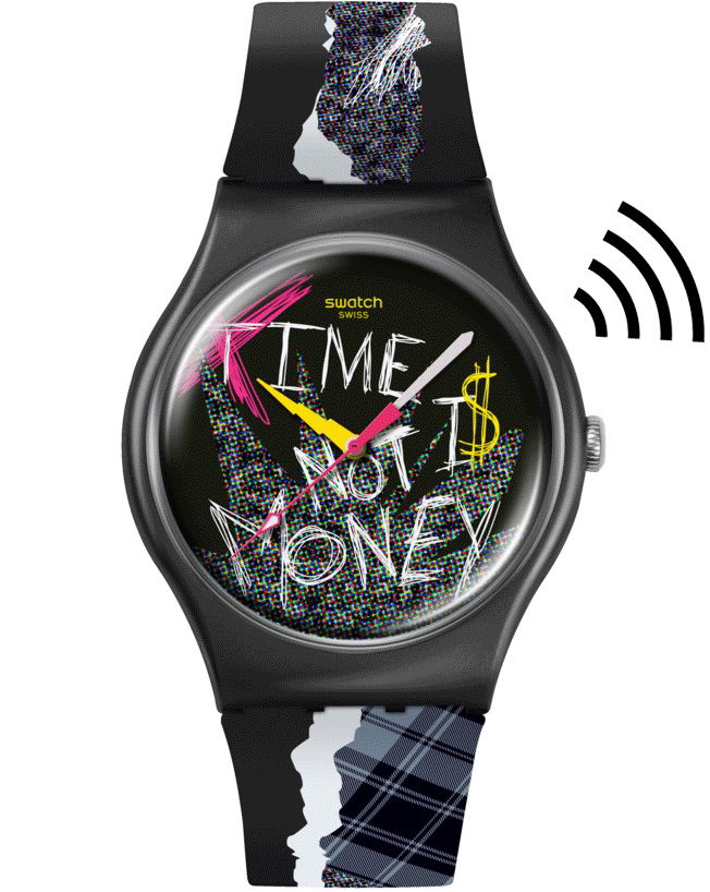 Swatch So32b122-5300 BLANK CHECK