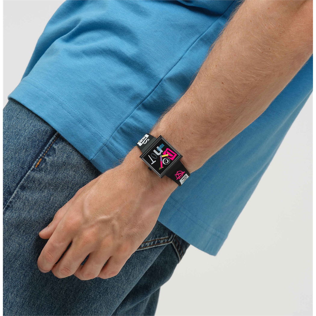 Swatch So34b100 Pierced Edge Kol Saati
