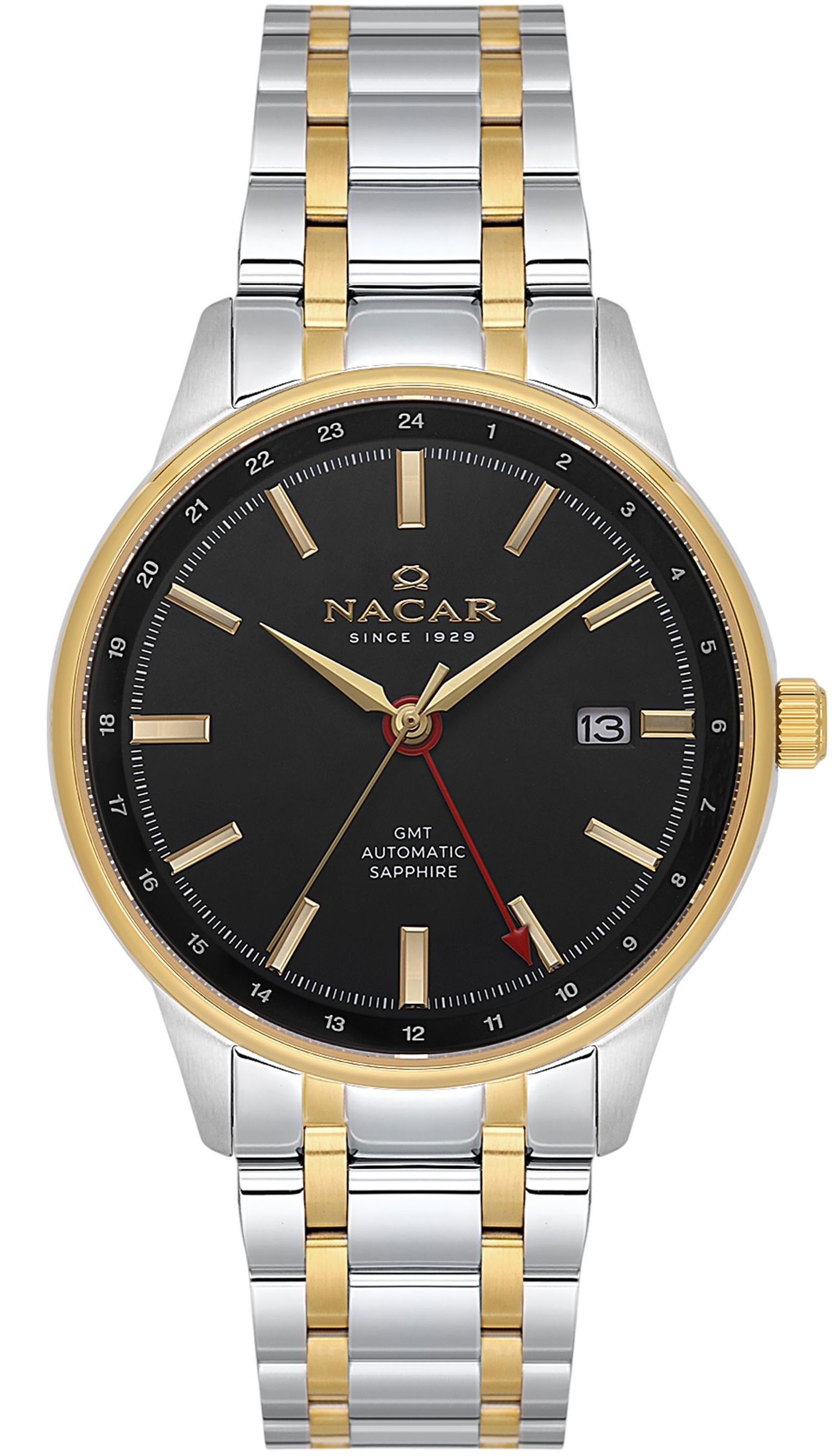 Nacar Nc42-299357-Cbm Otomatik GMT Erkek Kol Saati