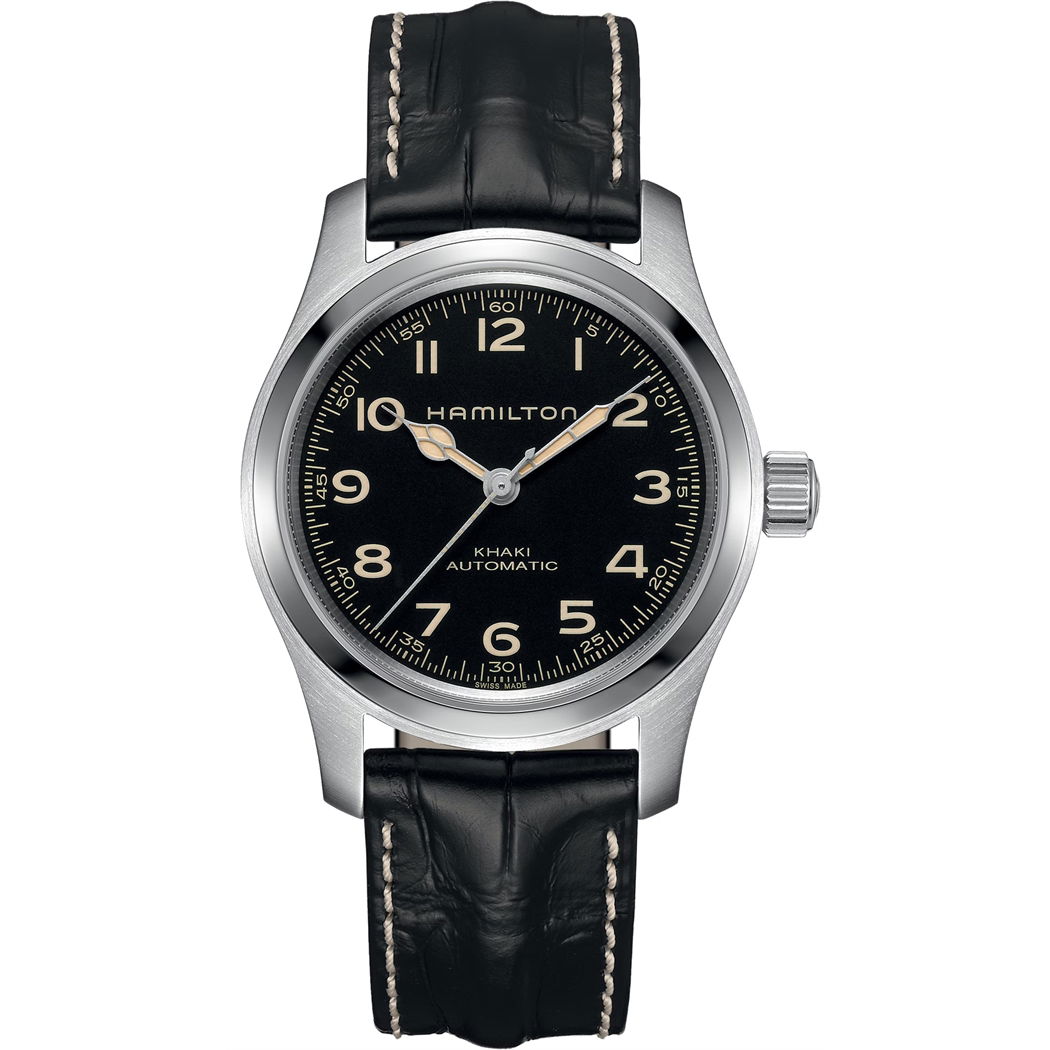 Hamilton H70605732 Khaki Field Murph 42mm Bilezik Seti Erkek Kol Saati