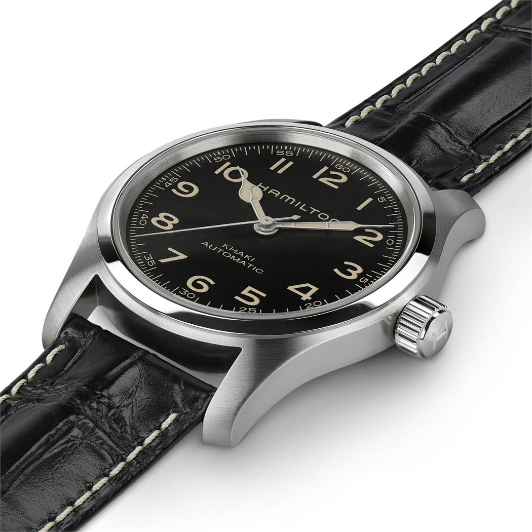 Hamilton H70605732 Khaki Field Murph 42mm Bilezik Seti Erkek Kol Saati