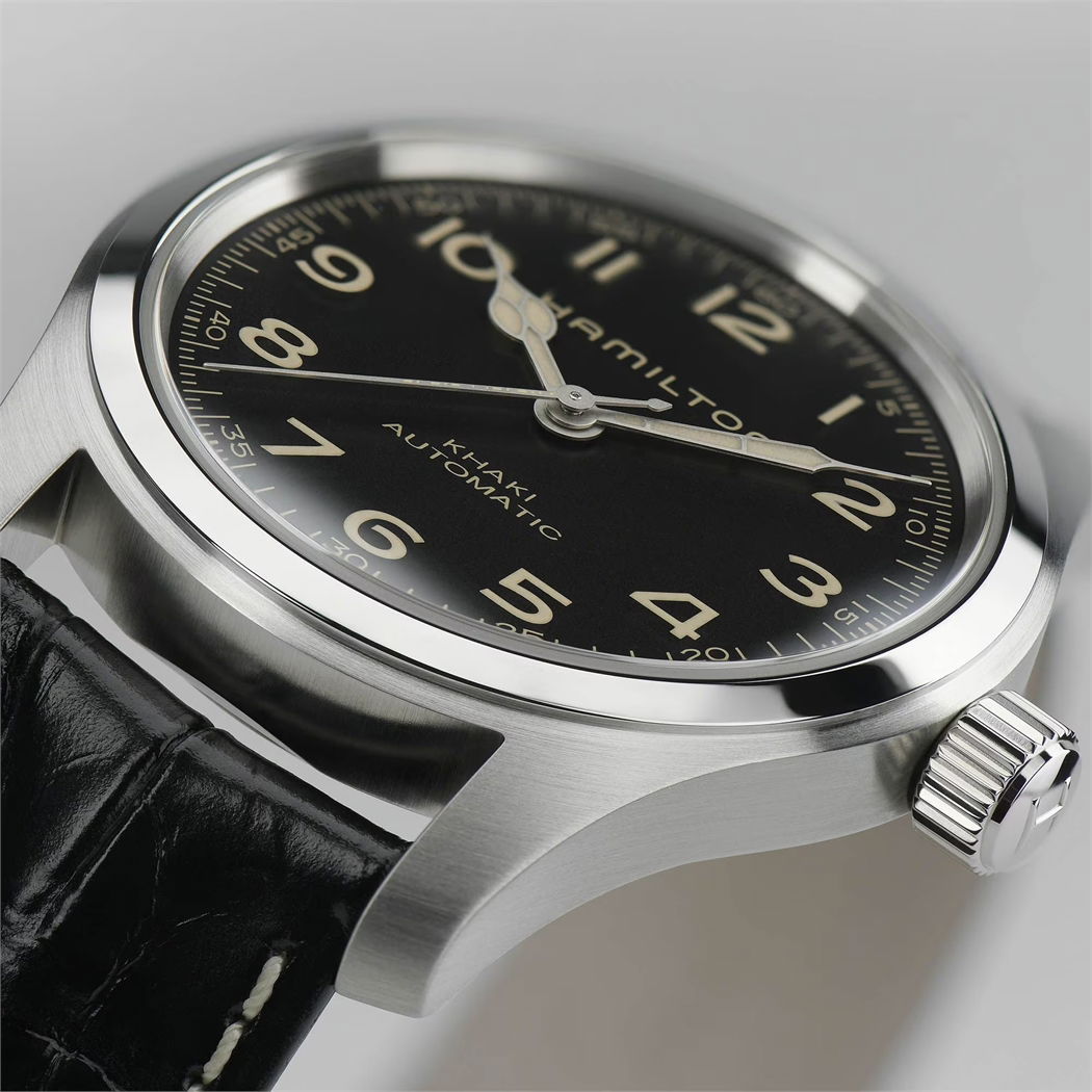 Hamilton H70605732 Khaki Field Murph 42mm Bilezik Seti Erkek Kol Saati