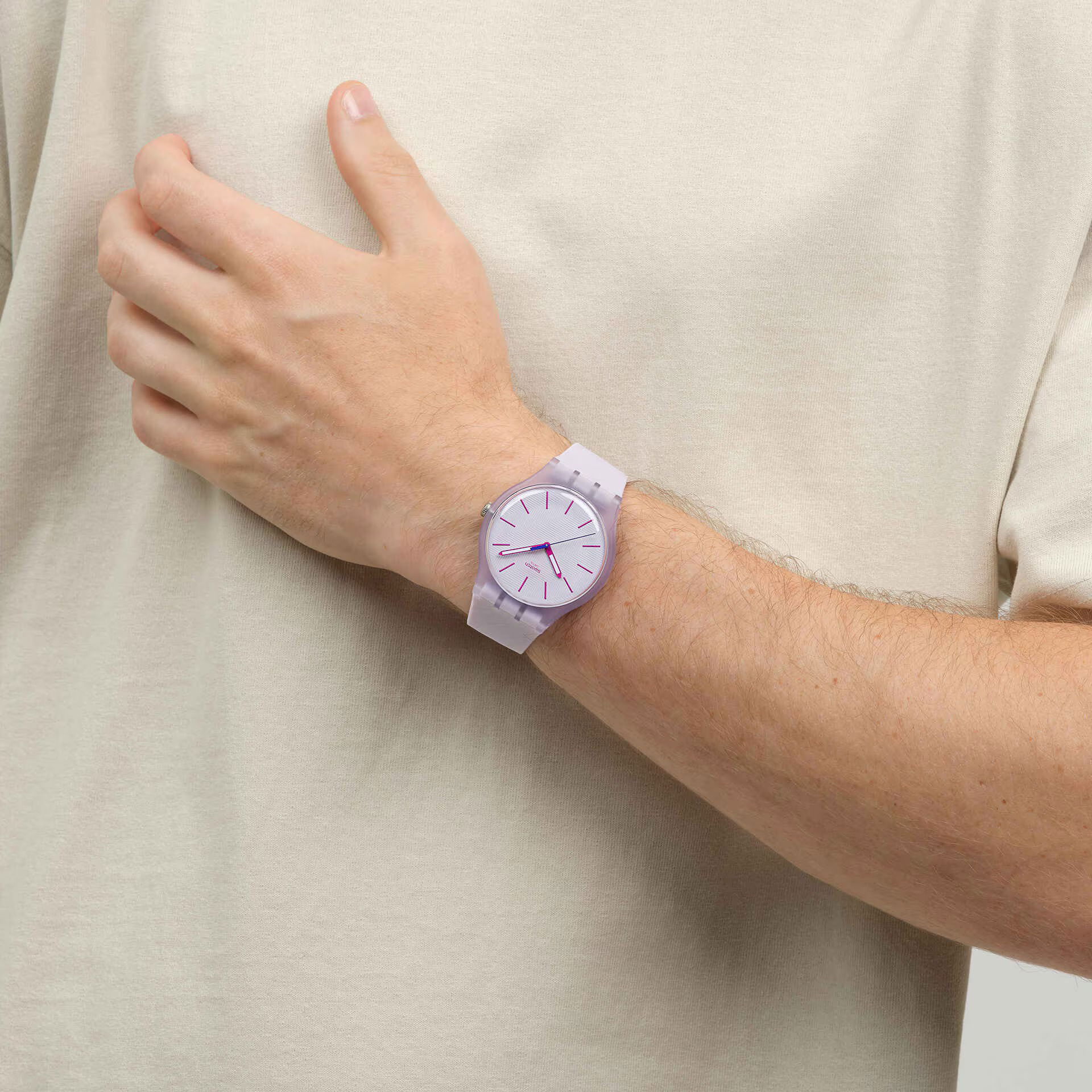 Swatch So29v101 Lavendaze Kol Saati